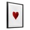 Stupell Industries Cluster of Hearts Shape Framed Print Under Glass, design by Christine Simpson Art